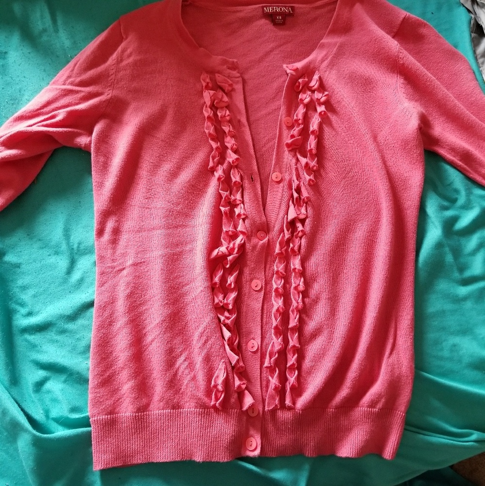 Ruffle sweater